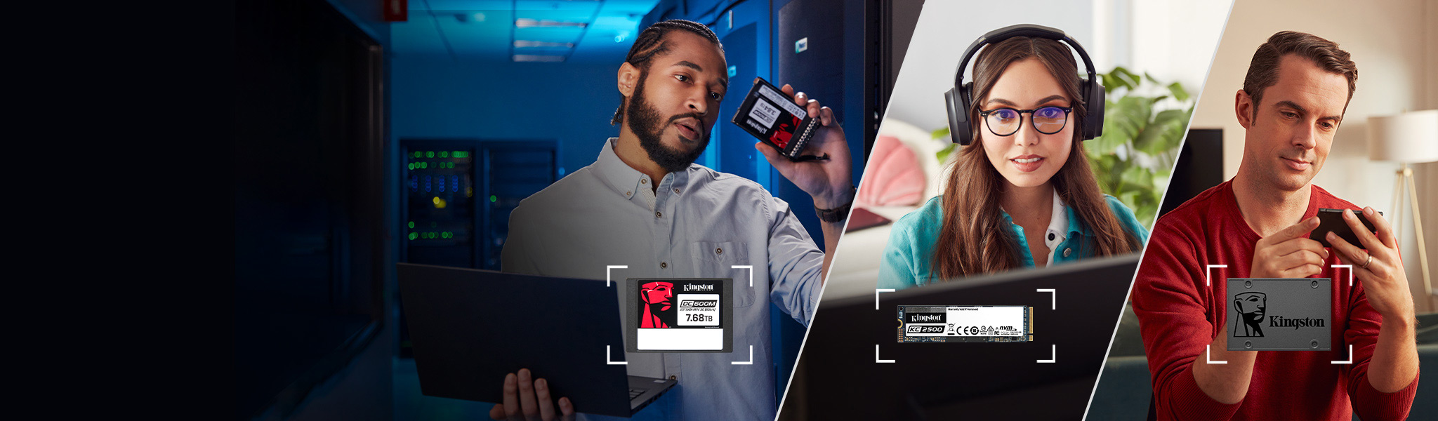 Unidades de Estado Sólido (SSDs) para Laptops, PCs e Servidores